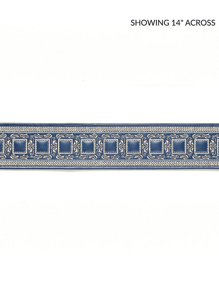 Scalamandre Archduke Embroidered Tape Navy Trim