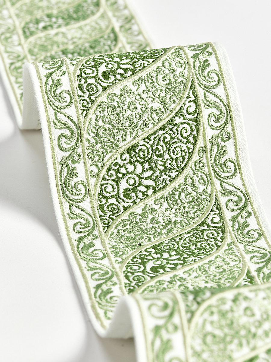 Scalamandre Paisley Embroidered Tape Meadow Trim