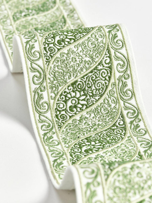 Scalamandre Paisley Embroidered Tape Meadow Trim