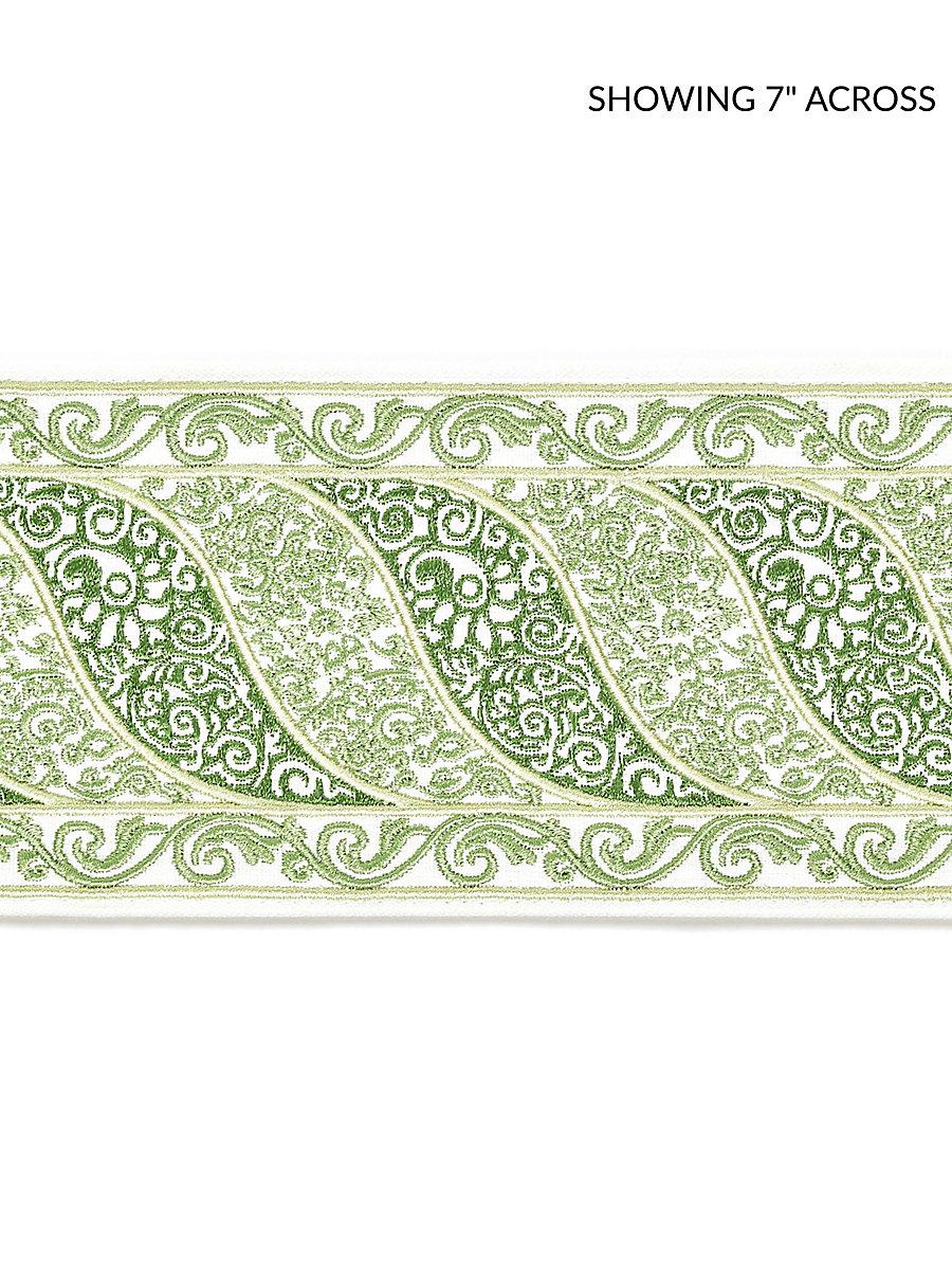Scalamandre Paisley Embroidered Tape Meadow Trim