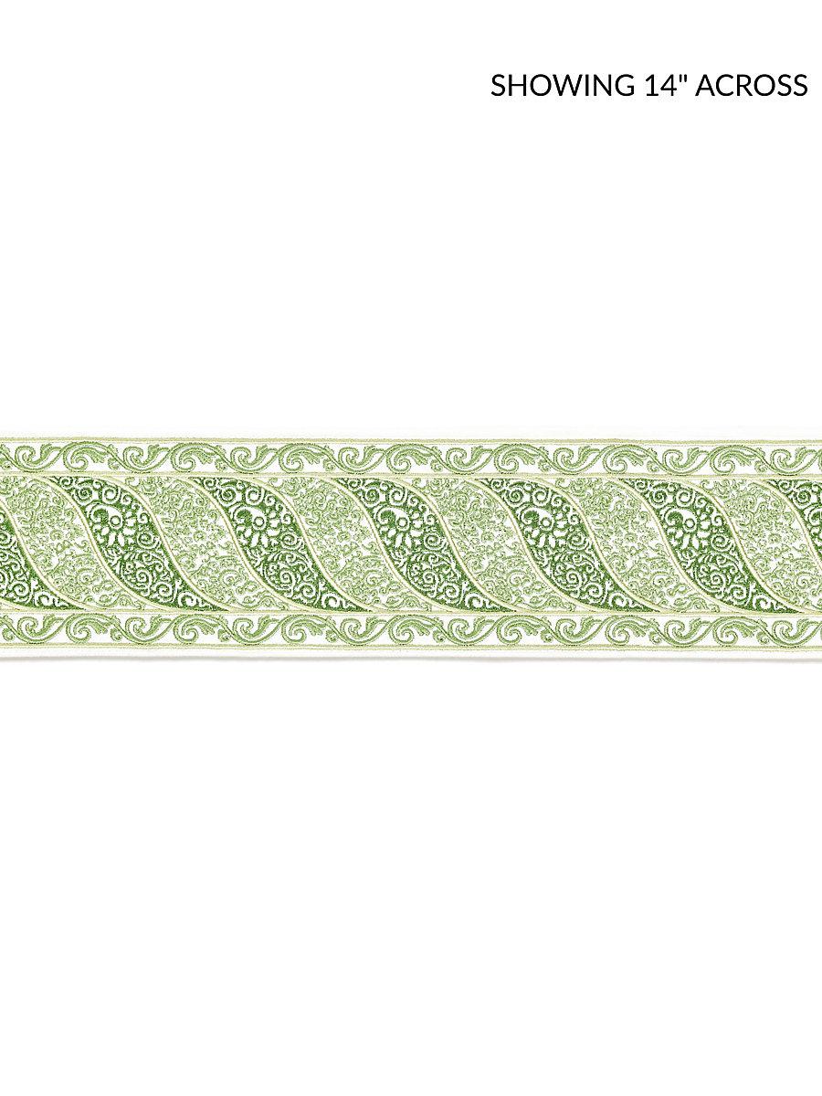 Scalamandre Paisley Embroidered Tape Meadow Trim