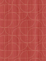 Scalamandre Vibrato Laquer Red Wallpaper