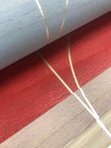 Scalamandre Vibrato Laquer Red Wallpaper