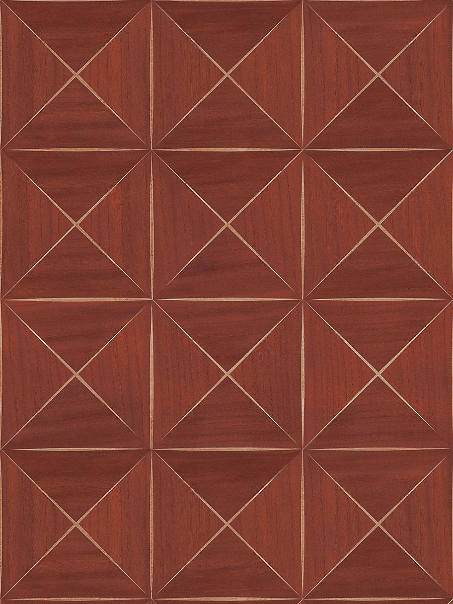 Scalamandre Ballad Redwood Wallpaper