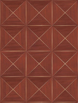 Scalamandre Ballad Redwood Wallpaper