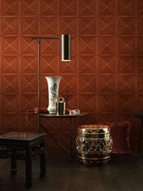 Scalamandre Ballad Redwood Wallpaper