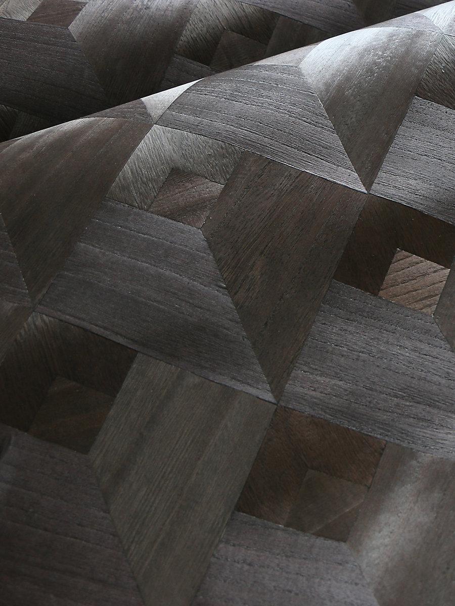 Scalamandre Stanza Charcoal Wallpaper