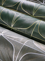 Scalamandre Melody Dark Walnut Wallpaper