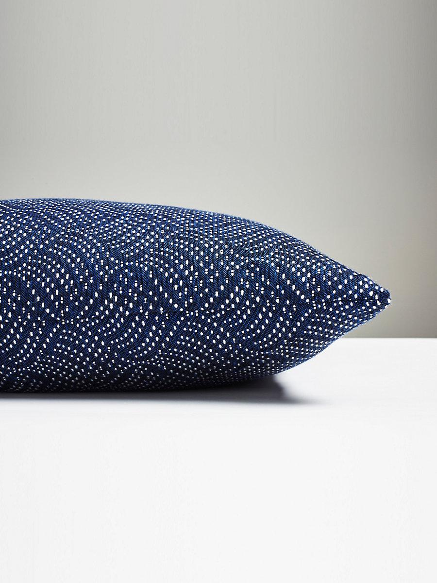 Scalamandre Playa Grande Outdoor 22 X 22 - Ultramarine Decorative Pillow