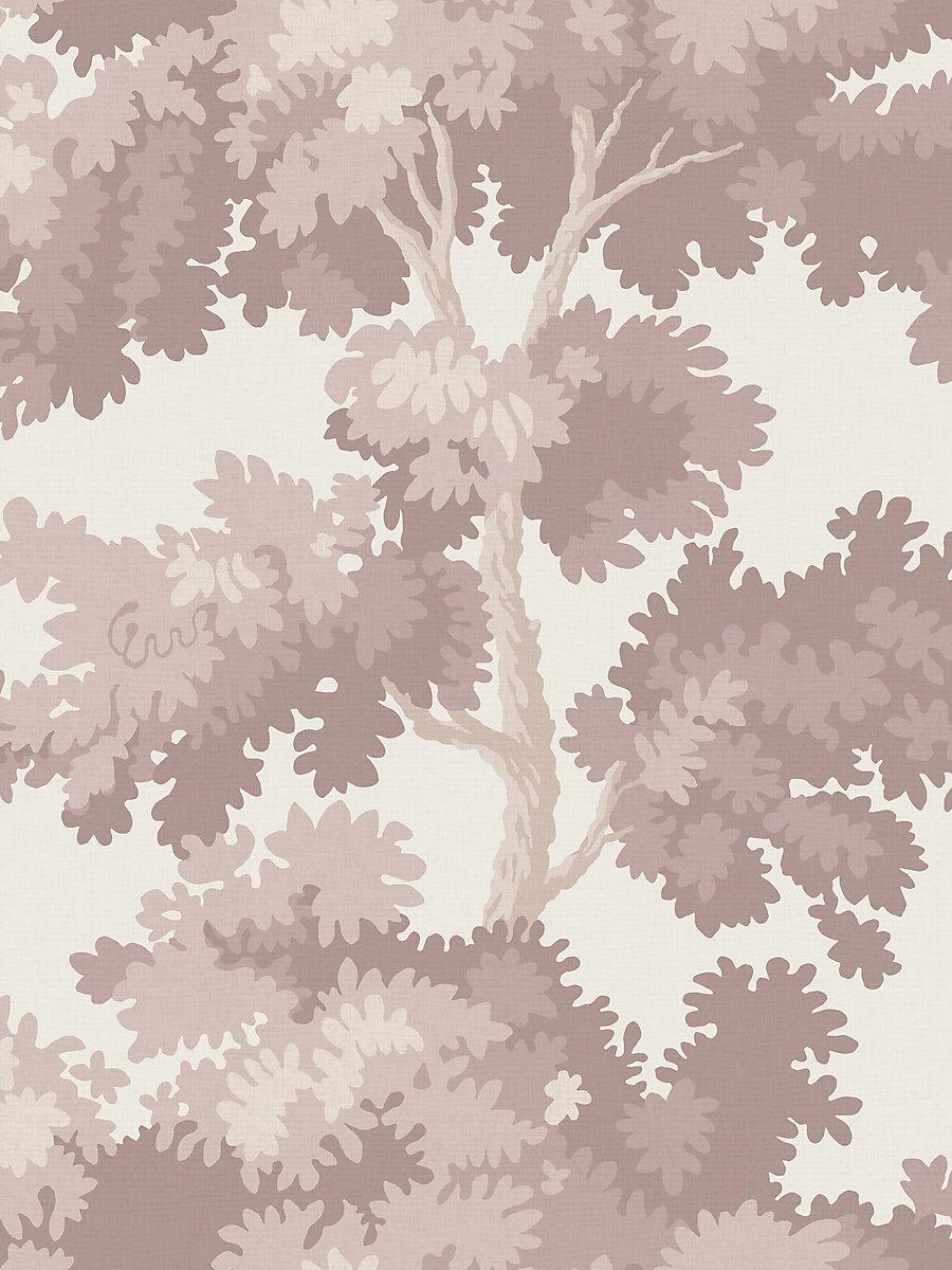 Scalamandre Raphael Forest | Mural Blush Wallpaper
