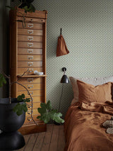 Scalamandre Beata Moss Green Wallpaper