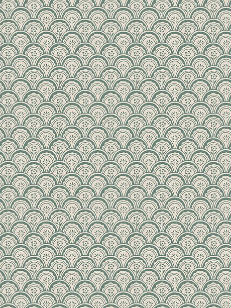 Scalamandre Beata Moss Green Wallpaper