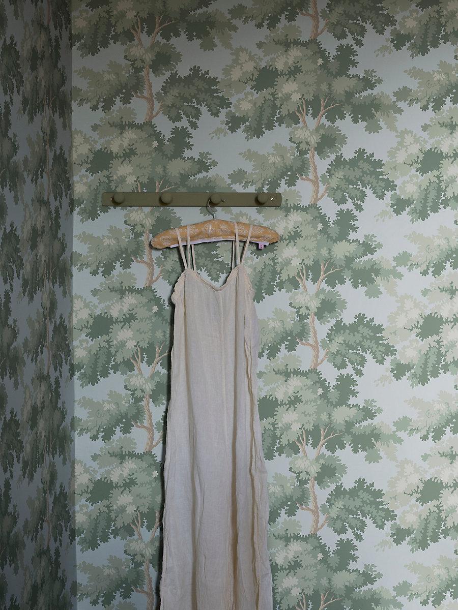 Scalamandre Raphael Sky Blue Wallpaper