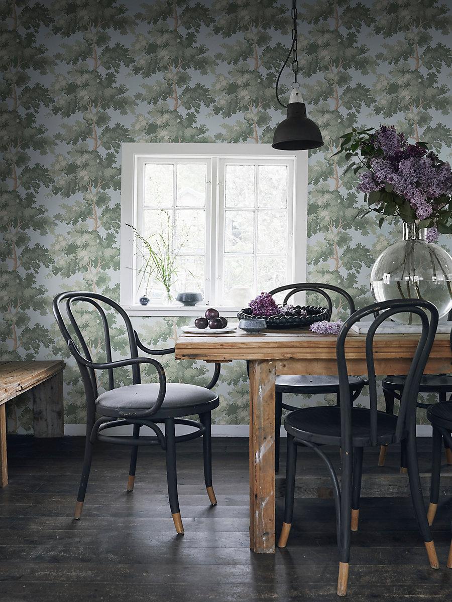 Scalamandre Raphael Sky Blue Wallpaper