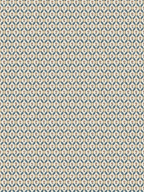 Scalamandre Hugo Terracotta Wallpaper