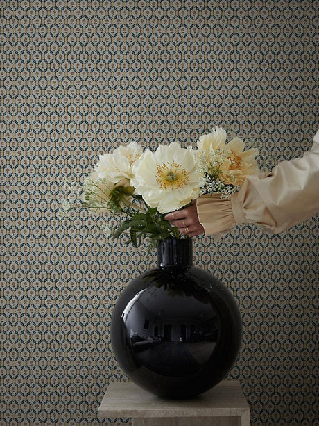 Scalamandre Hugo Terracotta Wallpaper