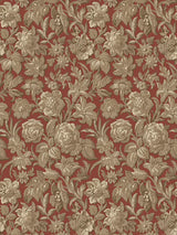 Scalamandre Valentin Ruby Red Wallpaper