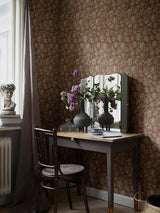 Scalamandre Valentin Ruby Red Wallpaper