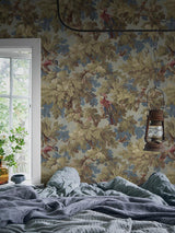 Scalamandre Benjamin | Mural Forest Green Wallpaper