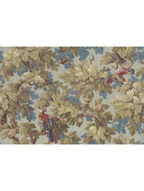 Scalamandre Benjamin | Mural Forest Green Wallpaper