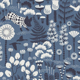Borastapeter Hoppmosse Blue Wallpaper