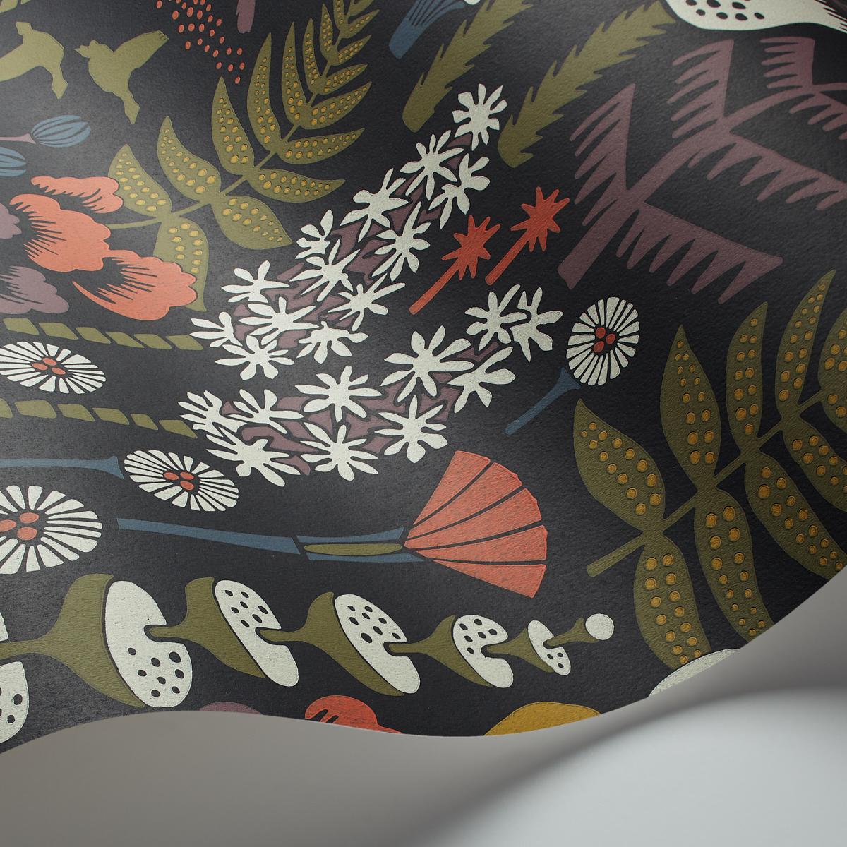 Borastapeter Hoppmosse Midnight Wallpaper