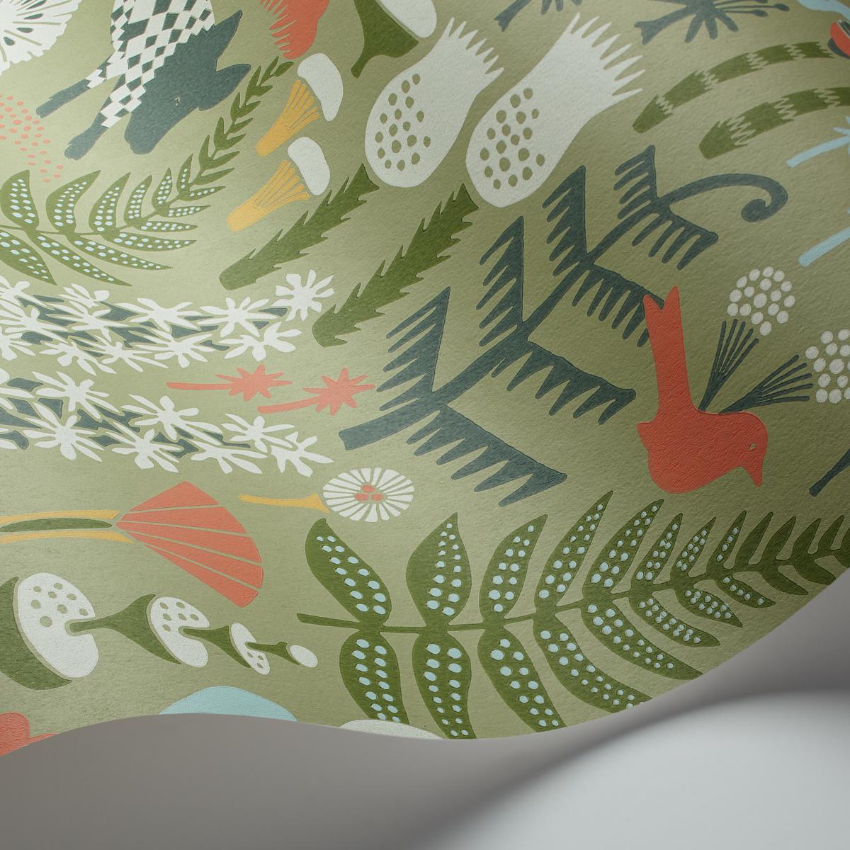 Borastapeter Hoppmosse Sage Wallpaper