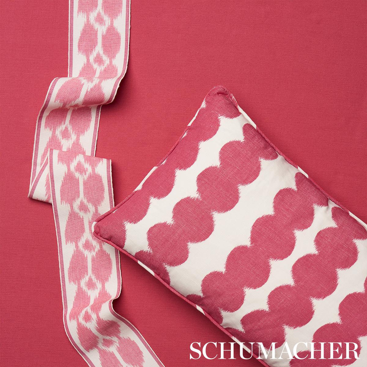 Schumacher Full Circle Fuchsia Fabric