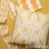 Schumacher Full Circle Saffron Fabric