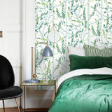 Borastapeter Bladranker Leaf Wallpaper