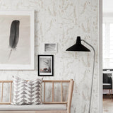 Borastapeter Bladranker Natural Wallpaper