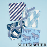 Schumacher Fetlock Blue Fabric