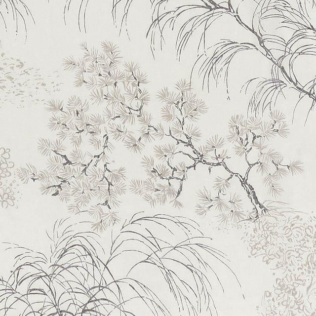 Schumacher Mori Sheer Neutral Fabric