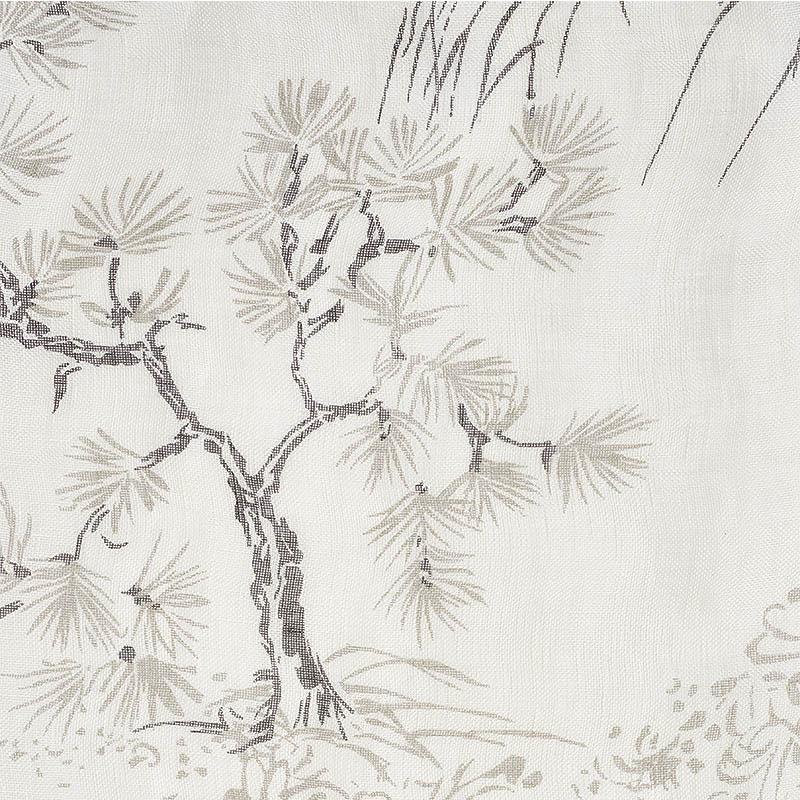 Schumacher Mori Sheer Neutral Fabric