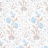 Schumacher Khilana Floral Sky Fabric
