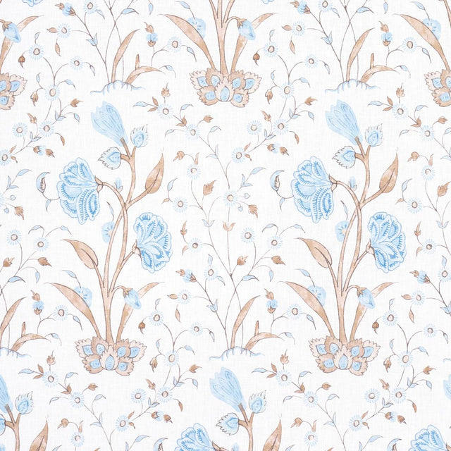 Schumacher Khilana Floral Sky Fabric