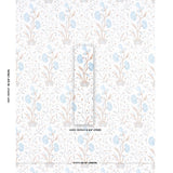 Schumacher Khilana Floral Sky Fabric