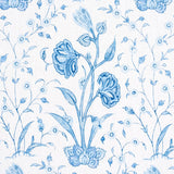 Schumacher Khilana Floral Porcelain Fabric