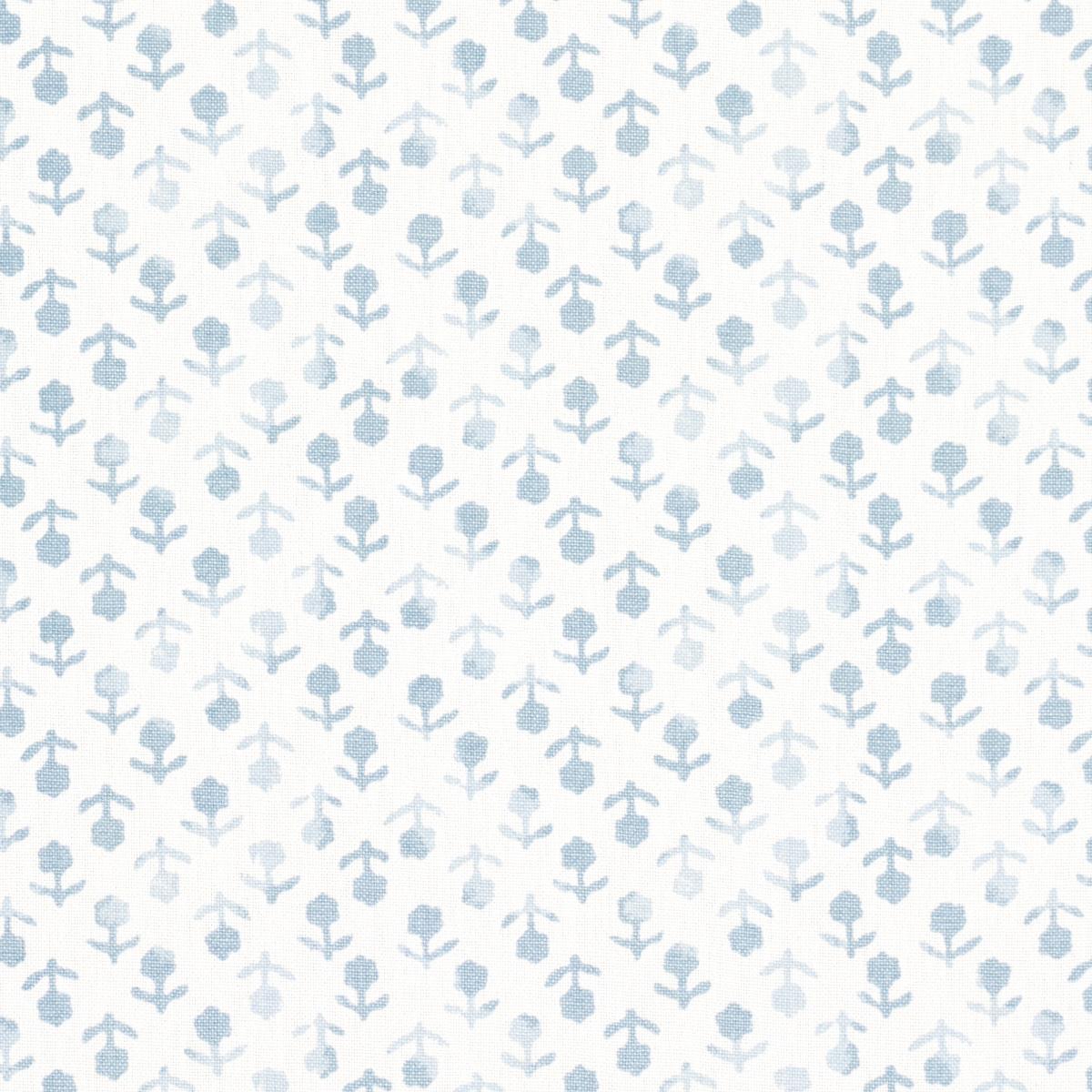 Schumacher Beatriz Handprint Sky Fabric