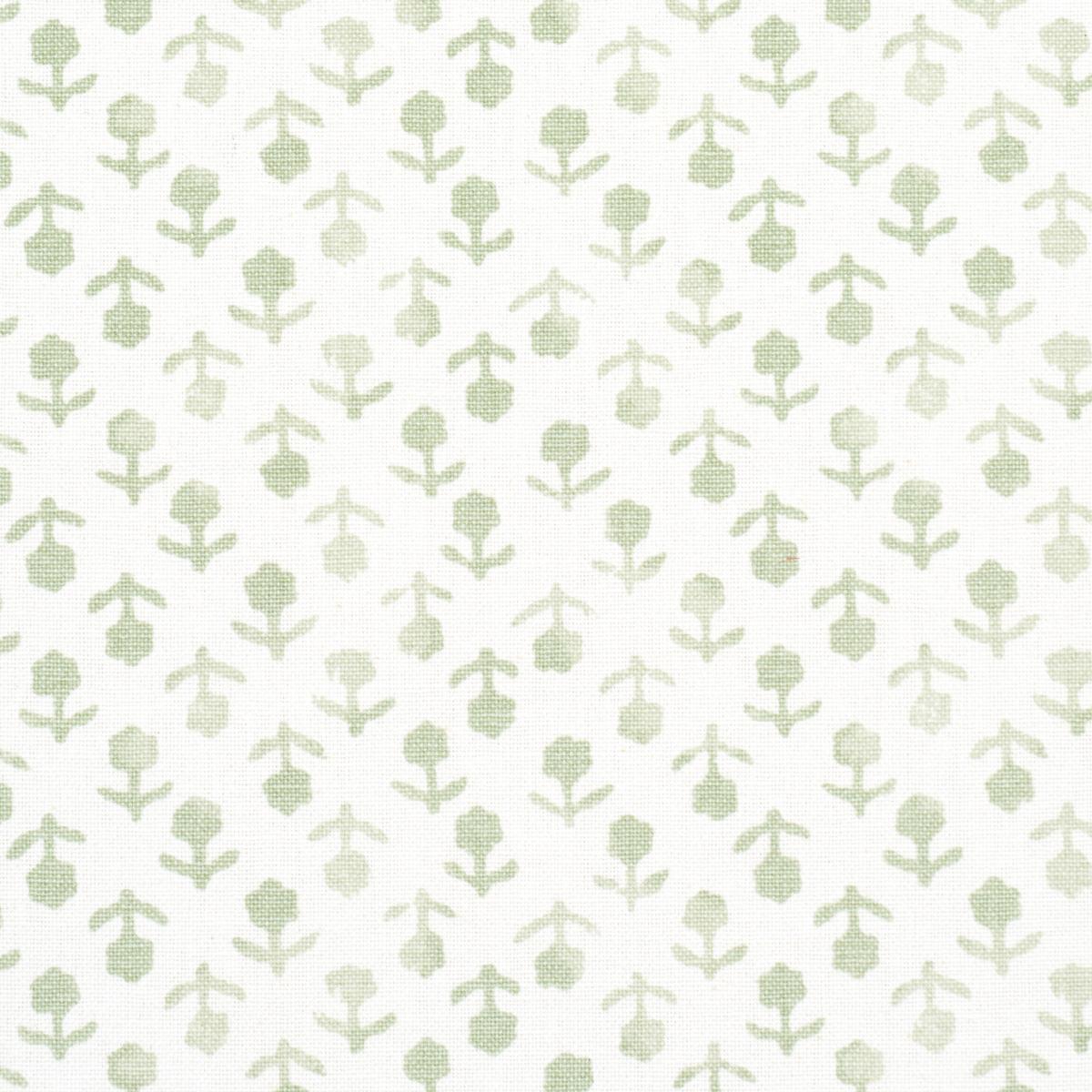 Schumacher Beatriz Handprint Sage Fabric