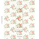Schumacher Casablanca Floral Indoor/Outdoor Coral Fabric