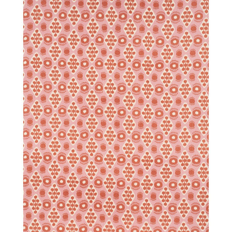 Schumacher Hamilton Ikat Pink And Tangerine Fabric