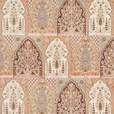 Schumacher Barra Palace Brown & Spice Fabric