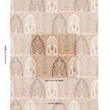 Schumacher Barra Palace Brown & Spice Fabric