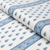 Schumacher Katsura Stripe Delft Fabric