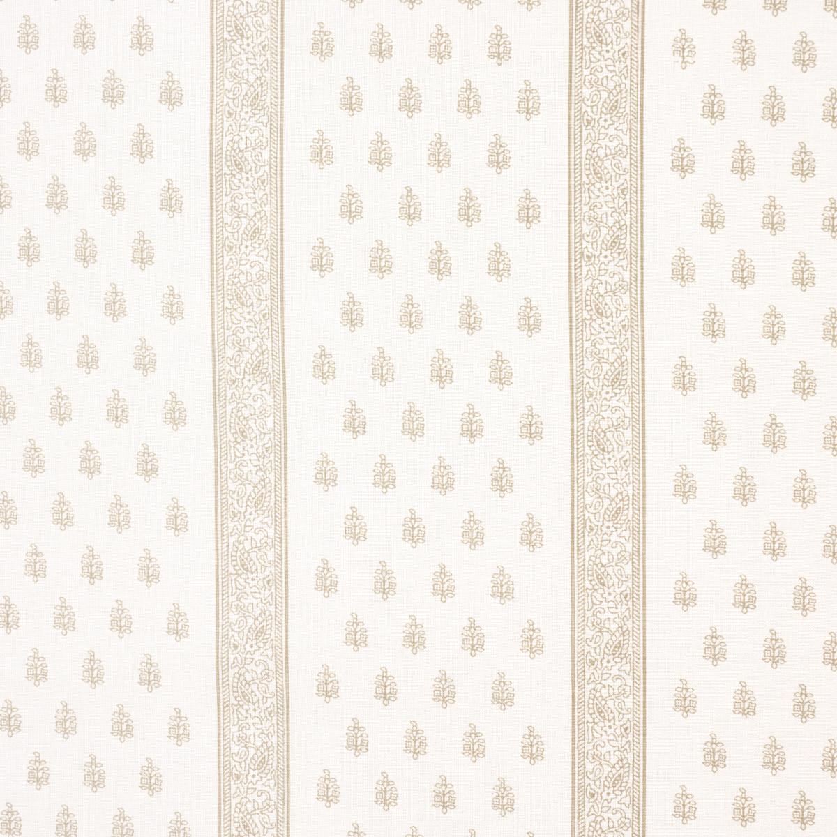 Schumacher Katsura Stripe Sand Fabric