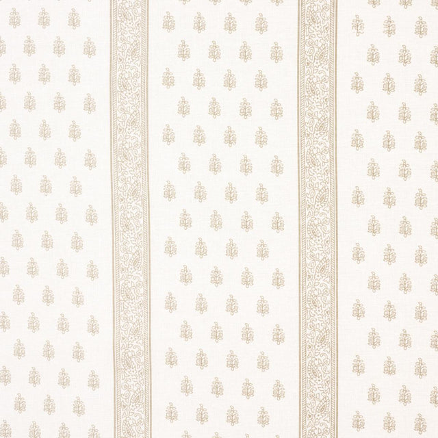 Schumacher Katsura Stripe Sand Fabric