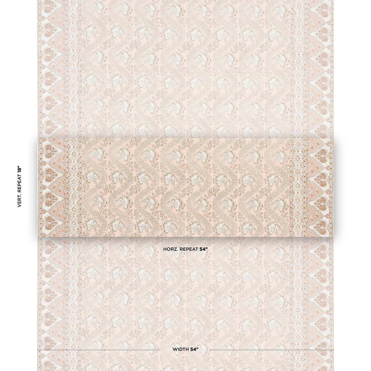 Schumacher Tombay Blush Fabric