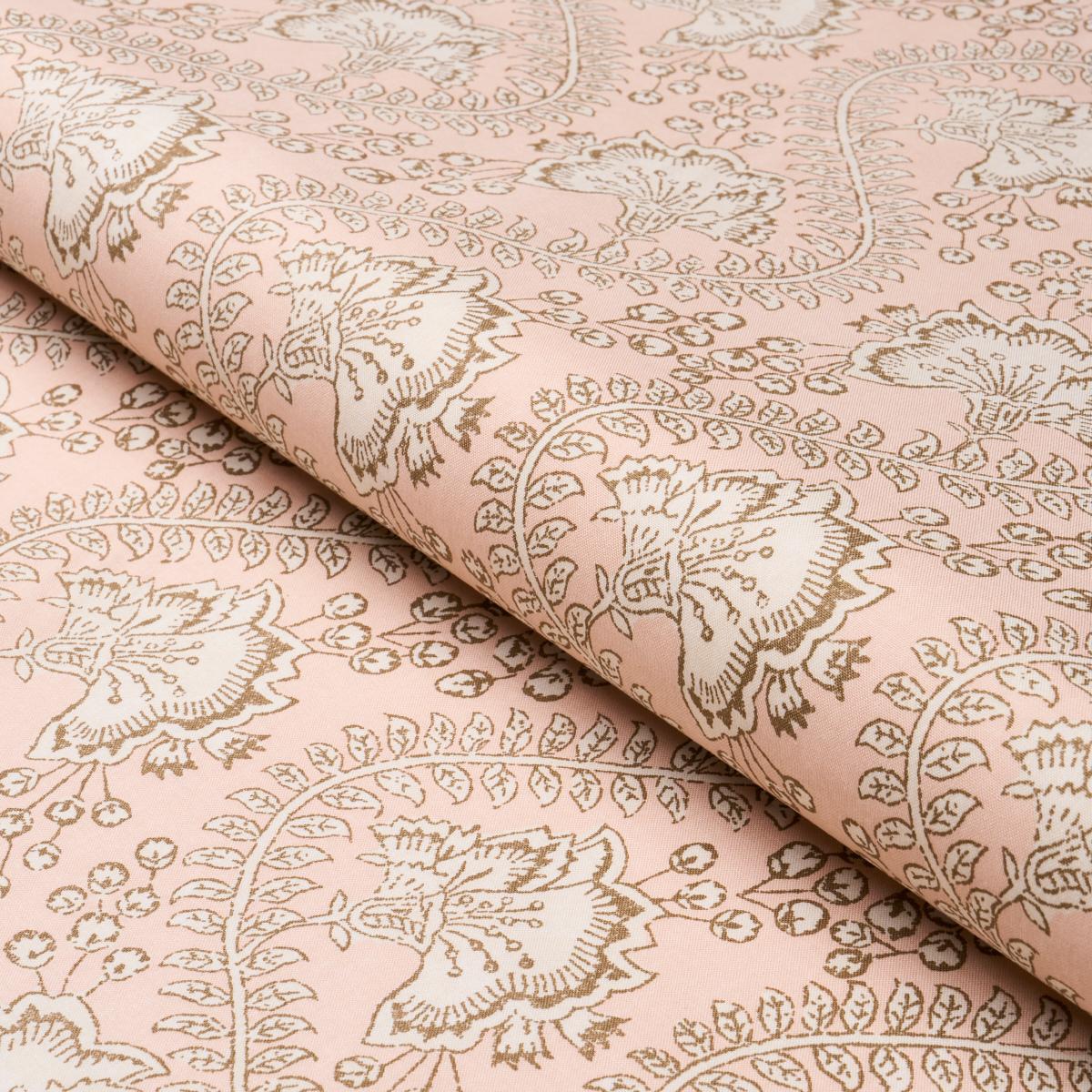 Schumacher Tombay Blush Fabric