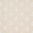Schumacher Kerala Paisley White On Neutral Fabric